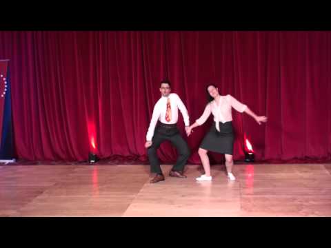 ESDC 2015 - Open Lindy Hop Classic Showcase - Finals - Ron Dobrovinsky & Sharon Guzman