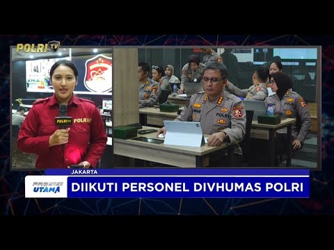 PERSONEL DIVHUMAS POLRI JALANI UJI KOMPETENSI E-LEARNING