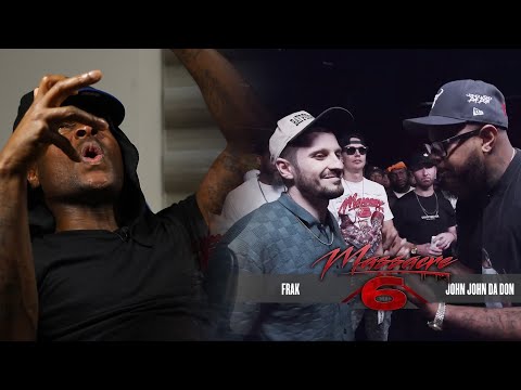 JOHN JOHN DA DON VS FRAK INSANE😱🤯 KOTD #MASS6 EPIC 🔥 RAP BATTLE - REACTION