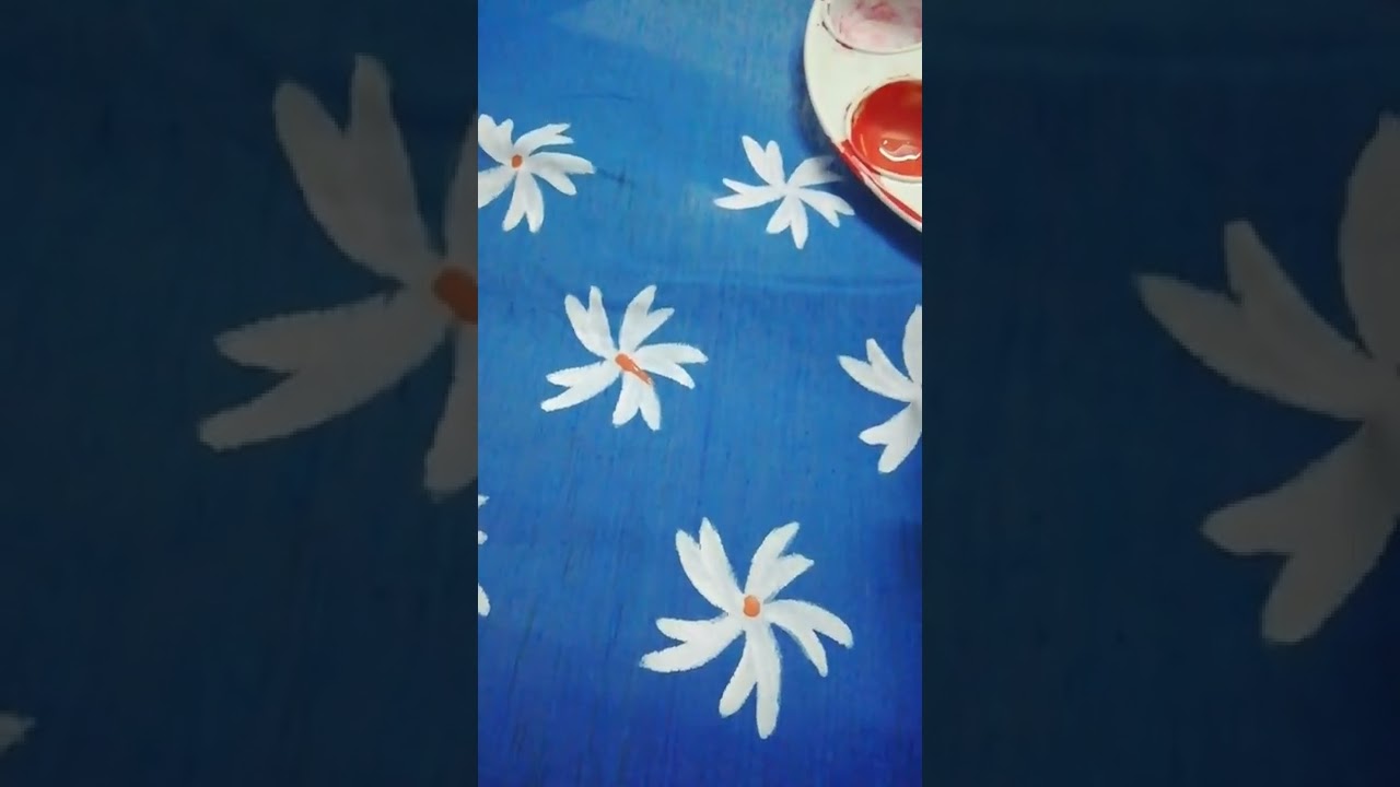 #hand painted saree......