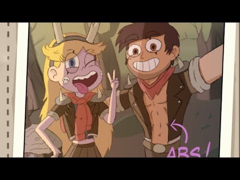 ПРИВЕТЫ С КАНИКУЛ.открытки от Стар и Марко.SVTFOE comics (dub comics)
