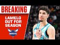 LaMelo Ball out for season with ankle injury | CBS Sports