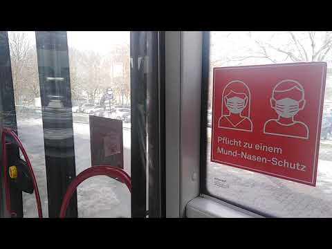 Bus 475 Hbf Bis Mengede பஸ்சில் பிரயாணம் 16. Februar 2021