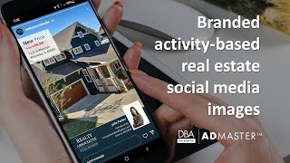 Branded activity-based real estate social media images
