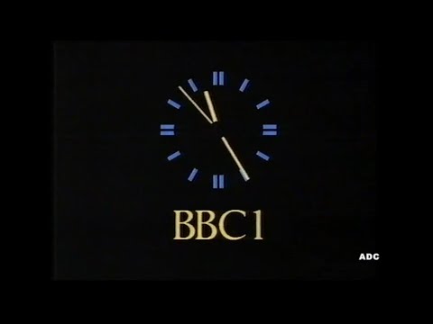 BBC1 end of Going Live & link announcer Richard Straker 14th November 1987