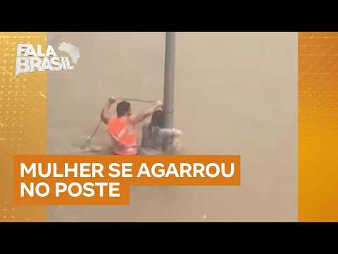 Chuva intensa em Sorocaba (SP) causa morte e arrasta veículos durante tempestade