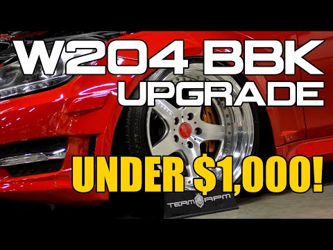 Mercedes W204 Big Brake Kit (BBK) Upgrade DIY