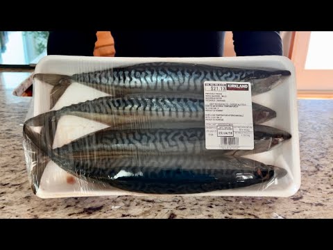 Costco Mackerel / Costco 2025 / Costco Fish / How To Cook Mackerel Fish / ASMR Cooking