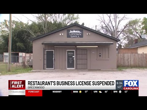 Officials: Greenwood restaurant's business license suspended