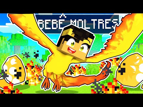 I WAS BORN AS A LEGENDARY BABY POKEMON in Minecraft