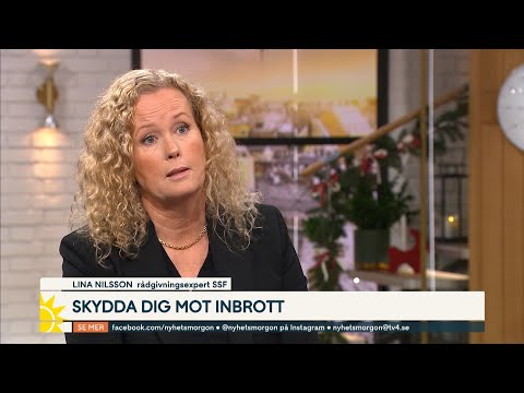 Bostadsinbrotten ökar – så skyddar du ditt hem i jul | Nyhetsmorgon | TV4 & TV4 Play