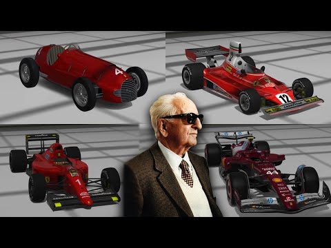 EVERY FERRARI FORMULA 1 CAR from 1950 to 2025