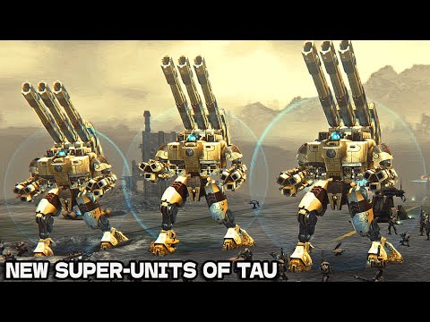 NEW TAU SUPER-UNITS vs Orks (Unification Mod 6.9) - Warhammer 40K: Dawn of War: Soulstorm
