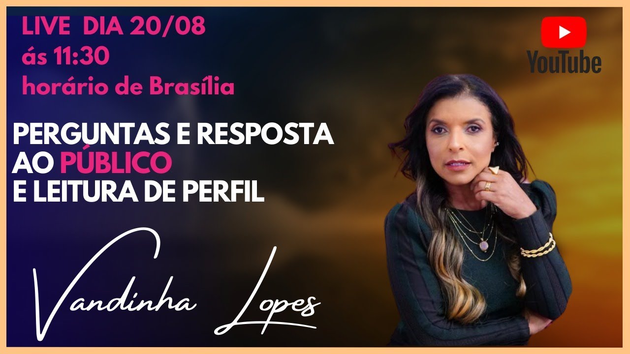 LIVE MAMYS - 20/08 VANDINHA LOPES - RESPONDENDO AO PUBLICO