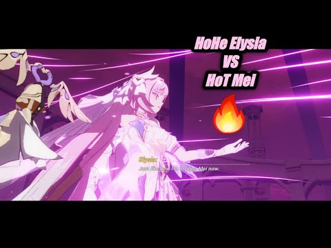 Herrscher Of Human Ego Elysia VS Herrscher Of Thunder Mei The Best Fight Ever Honkai Impact 3rd V5.9