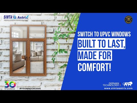 White Upvc Casement Window