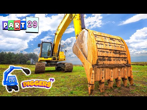 Diggers For Kids 🦺 Diggers Worldwide, Crawler Excavators, Dump Trucks, Wheel Loaders, Cranes & More