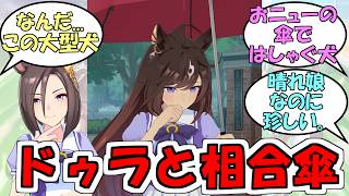 『ドゥラメンテと相合傘』に対するみんなの反応【ウマ娘プリティーダービー】