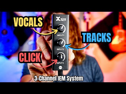 Xvive PX: A 3-CHANNEL Wired IEM System - GREAT for Drummers!