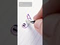 ‘A’ Fountain Pen Calligraphy