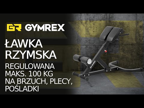 Video - Ławka rzymska - regulowana - do 100 kg