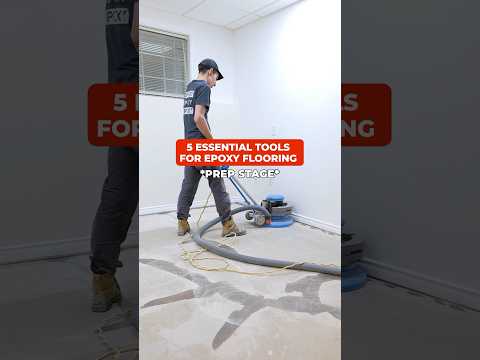 5 essential tools to prep your floor for epoxy #epoxy #flooring #epoxyfloor #garage #epoxyflooring