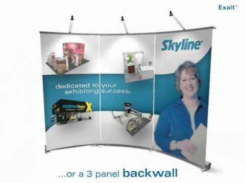 Exalt Curved Banner Stand