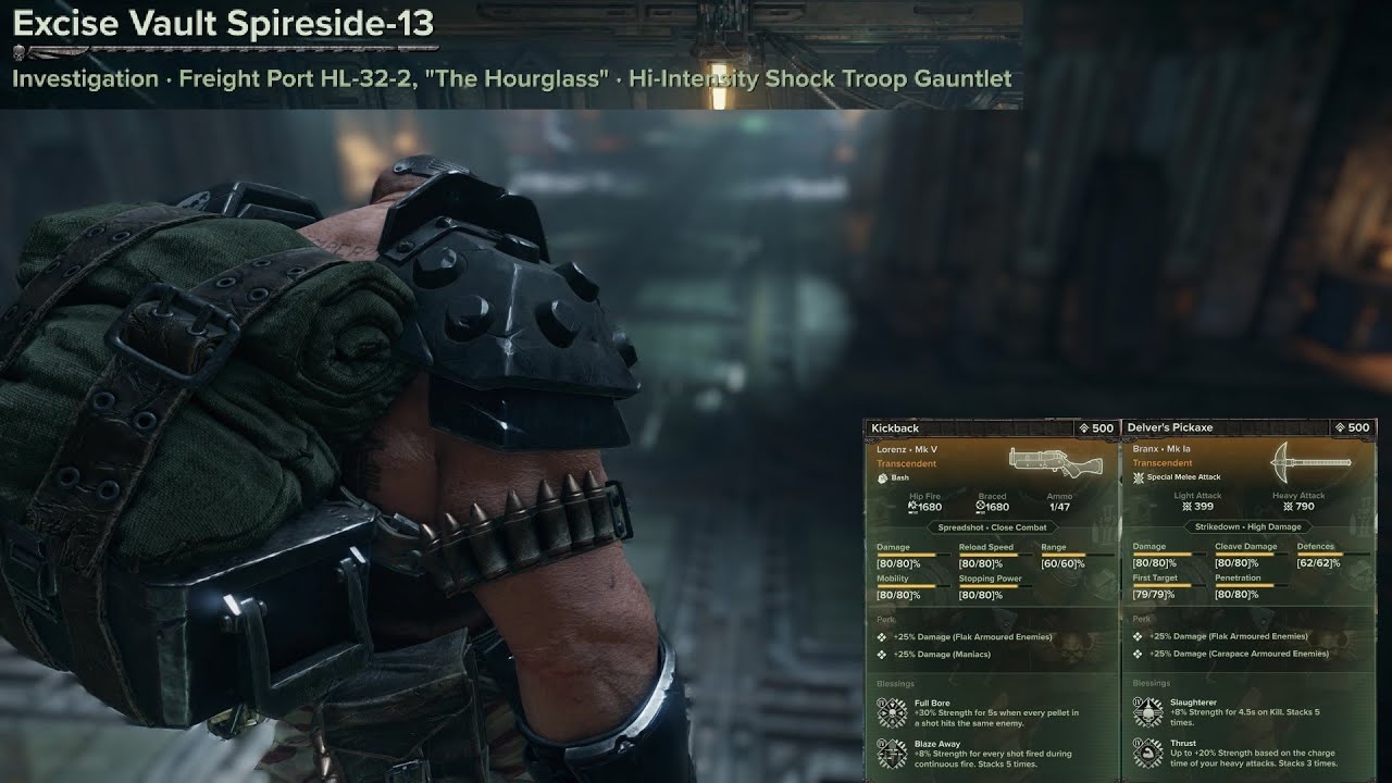 Darktide Ogryn Auric Damnation HISTG Excise Vault hard carry and clutch