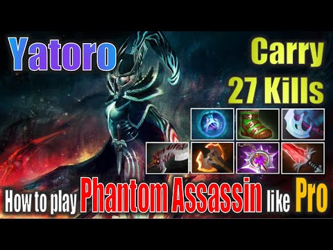 Yatoro's Phantom Assassin Carry Shreds - 27 Kill Performance! Dota 2 Gameplay 4K