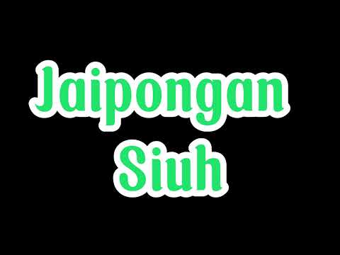 MUSIK JAIPONGAN SIUH