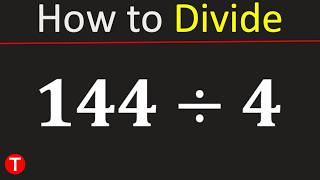 144 divided by 4 (144÷4) | Divide 144 by 4