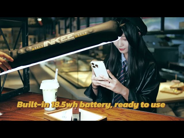 إضاءة INKEE GC AIR 12 ثنائية الألوان LED محمولة قابلة للنفخ وإعادة الشحن