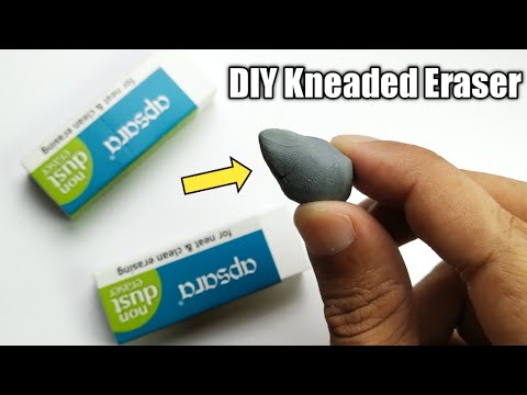 DIY Kneaded Eraser | How To Make Kneaded Eraser At Home