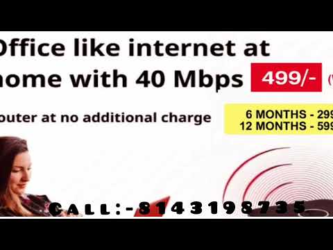 Airtel X-stream Fiber connection Best Boardband
