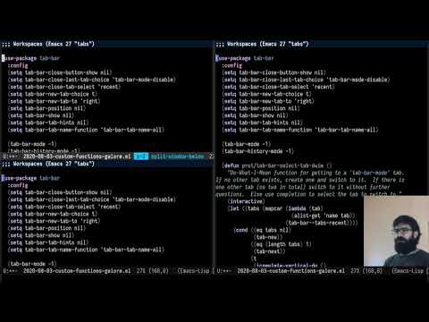 Emacs: custom functions for various tasks