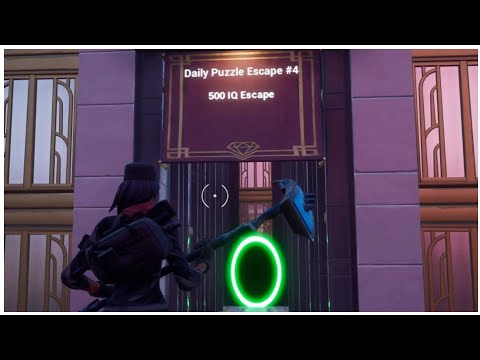 Let's Play Wishbone's Daily Puzzle Escape Rooms #4 500 IQ Escape Fortnite Creative