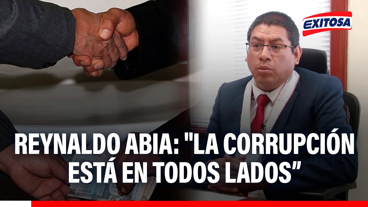 🔴🔵 Fiscal Reynaldo Abia: "La corrupción está en todos lados"