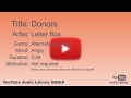 Donors Letter Box Alternative Punk Angry YouTube Audio Library BGM