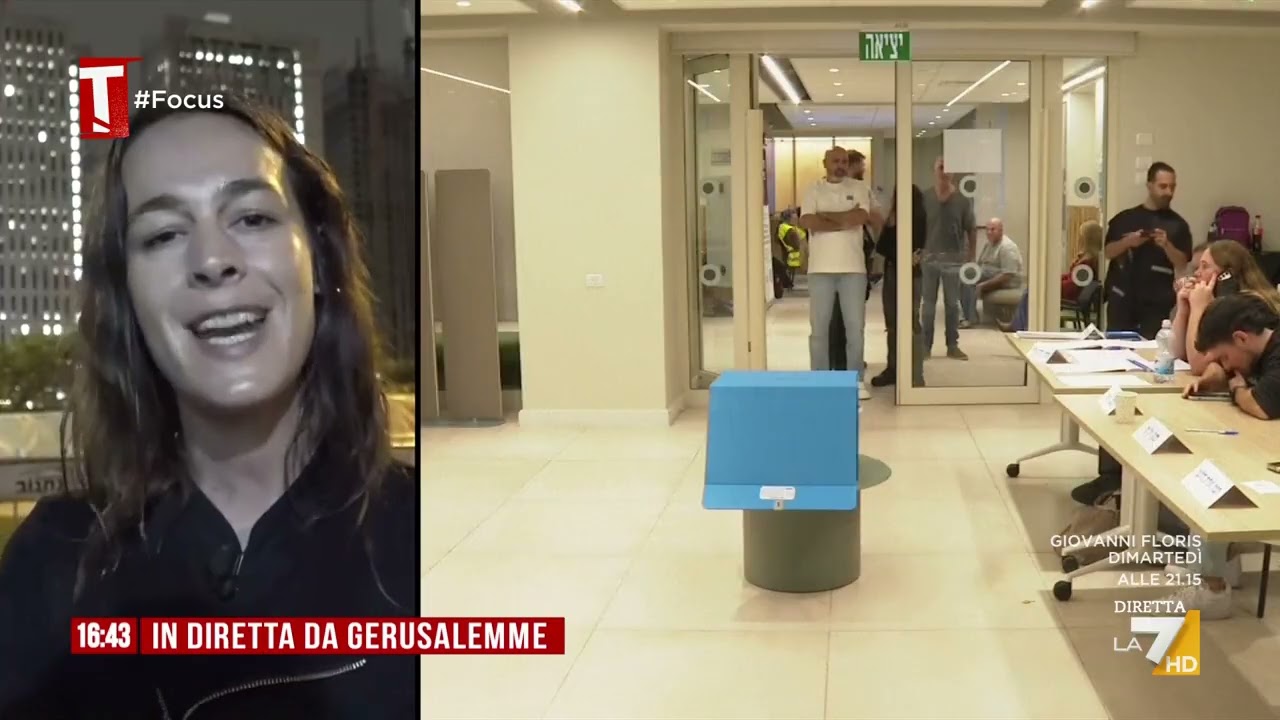 Elena Testi in diretta da Gerusalemme: "Affluenza altissima. Riunione tra Bibi e Smotrich per ...