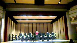 PVMS Honor Band playing Bugler&#39;s Holiday (featuring the trumpets)