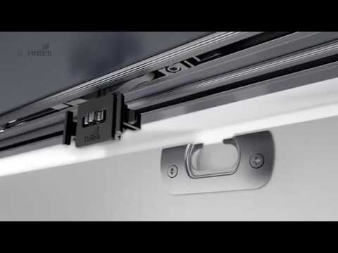 Système coulissant pour portes rentrantes SysLine S-vantail 15 kg HETTICH