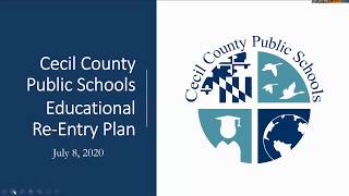 CCPS Educational Re-Entry Plan Update