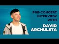 David Archuleta Pre Concert Interview