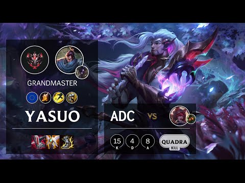 Yasuo ADC vs Xayah - EUW Grandmaster Patch 11.21
