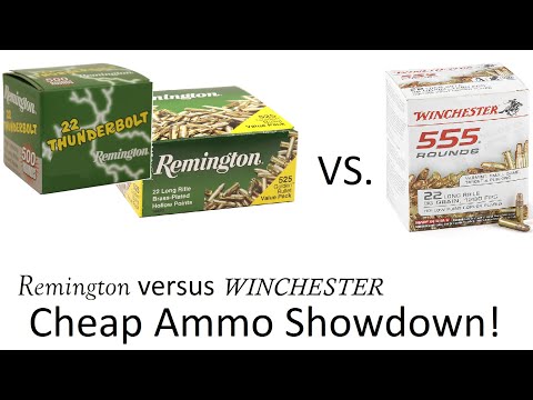Cheap ammo showdown! Remington Thunderbolt ⚡️, Golden Bullet, and Subsonic vs Winchester White Box