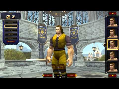 WoW - Draenor - HUMAN MALE Customization [4K60]