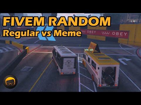 Meme Cars vs Regular Versions - GTA FiveM Random More №51