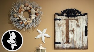 How To Decorate Your Home With Sea Shells (Easy DIY Deco Project)