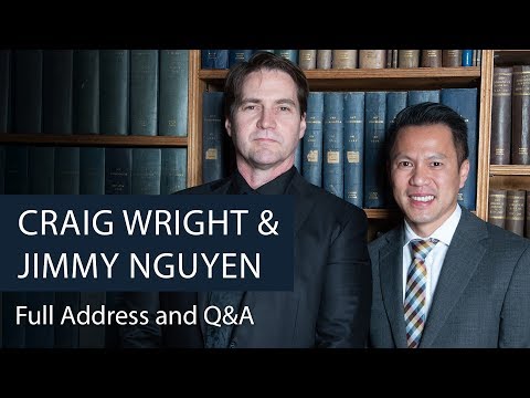 Dr Craig Wright & Jimmy Nguyen | Bitcoin and Blockchain | Oxford Union