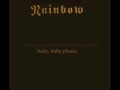 Rainbow  - Tite Squeeze / Lyrics